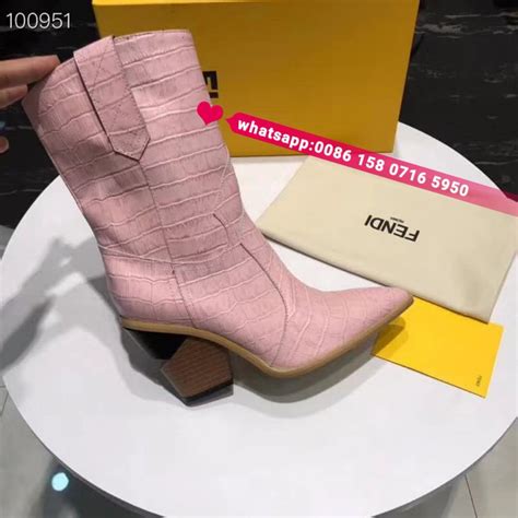 fendi pink boots|Fendi boots the real.